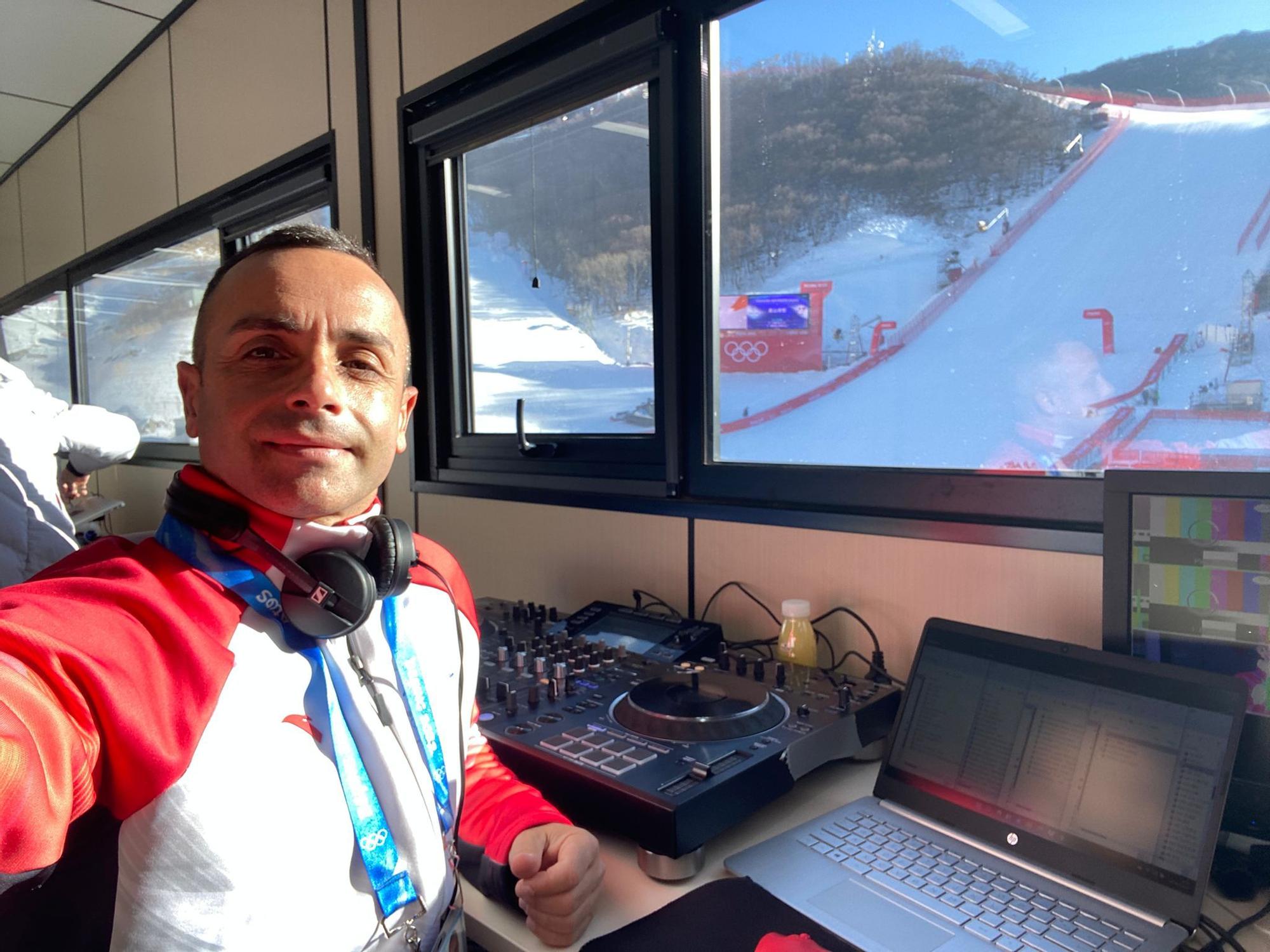 Tony Rojas, un dj grancanario en la apertura de los Juegos Olímpicos de Invierno en China