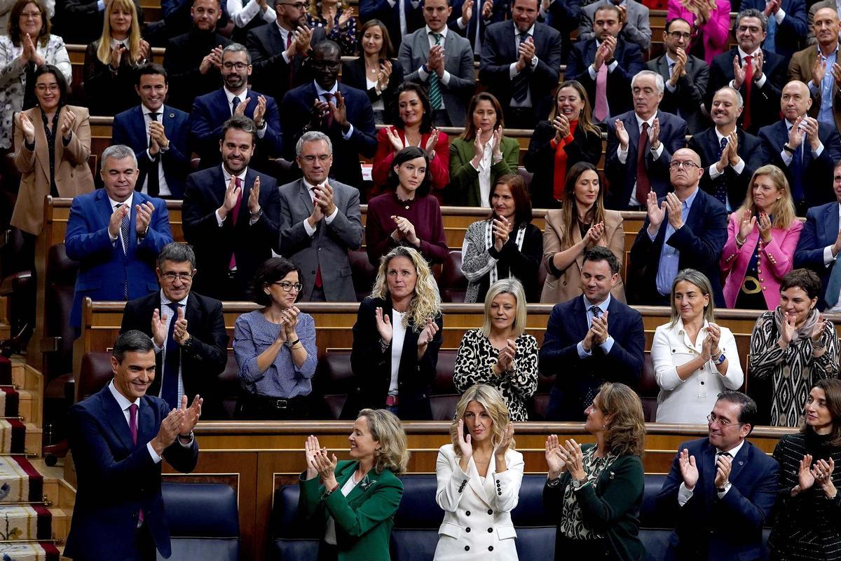 Pedro Sánchez, en el Congreso