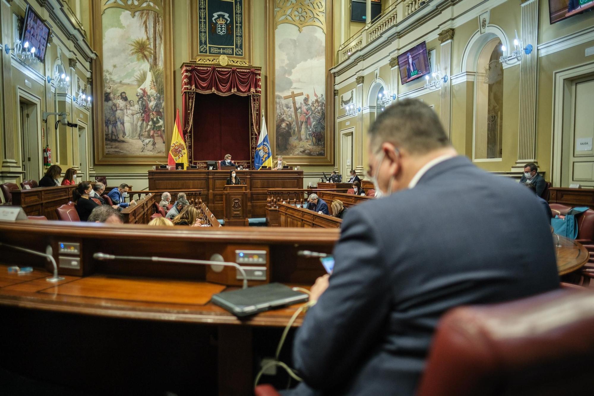 Pleno extraordinario del Parlamento de Canarias (20/01/2022)