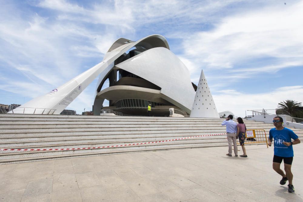 La serie de HBO 'Westworld' rueda en la Ciudad de las Artes y las Ciencias