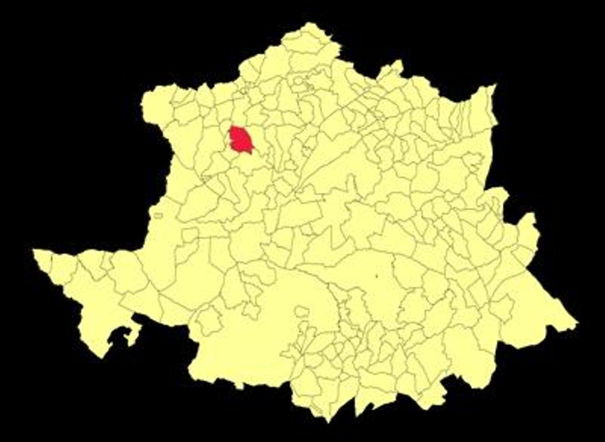 Municipio de Calzadilla, situado en el norte de Extremadura.