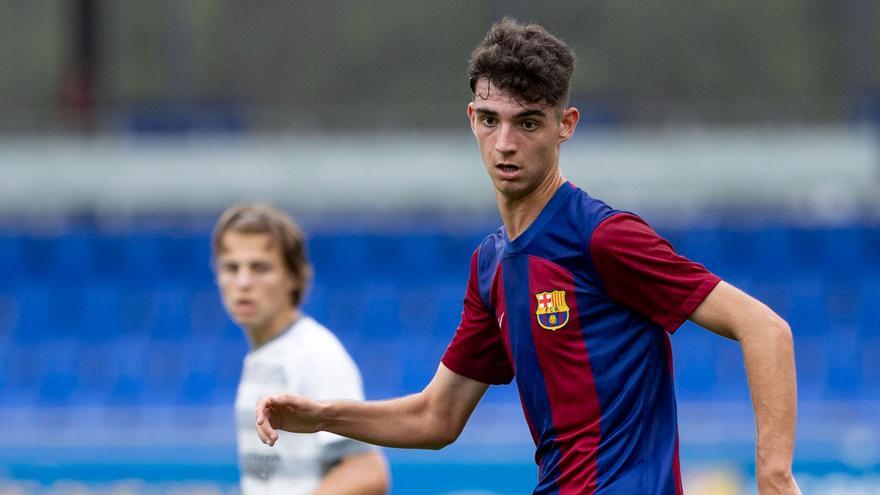 Así juega Albert Navarro, el lateral izquierdo del Juvenil A que ha llamado Xavi