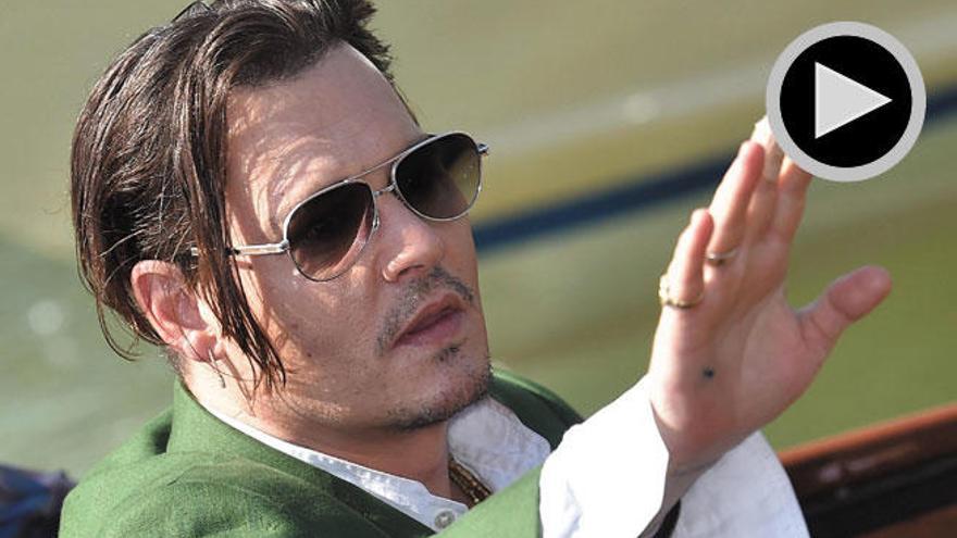 El actor estado unidense Johnny Depp