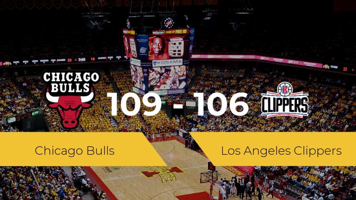 Triunfo de Chicago Bulls en el United Center ante Los Angeles Clippers por 109-106