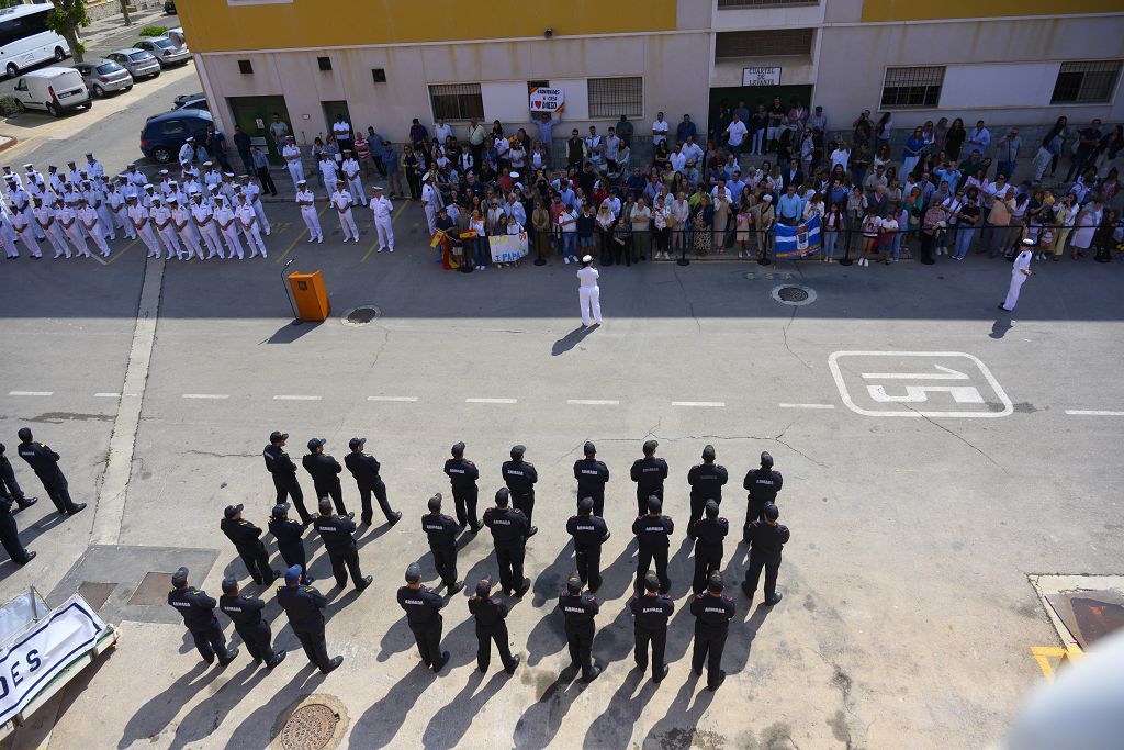 Llegada del buque Hesperides a Cartagena