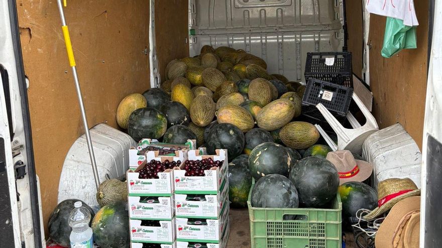 Intervienen en Badajoz 900 kilos de sandías y melones sin permisos