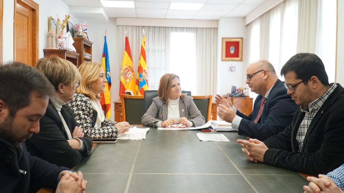 La reunión de este martes mantenida en el Ayuntamiento de La Vila Joiosa.