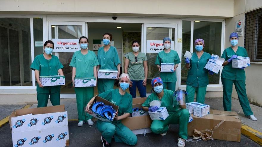 Donan 700 mascarillas al hospital Virgen del Puerto