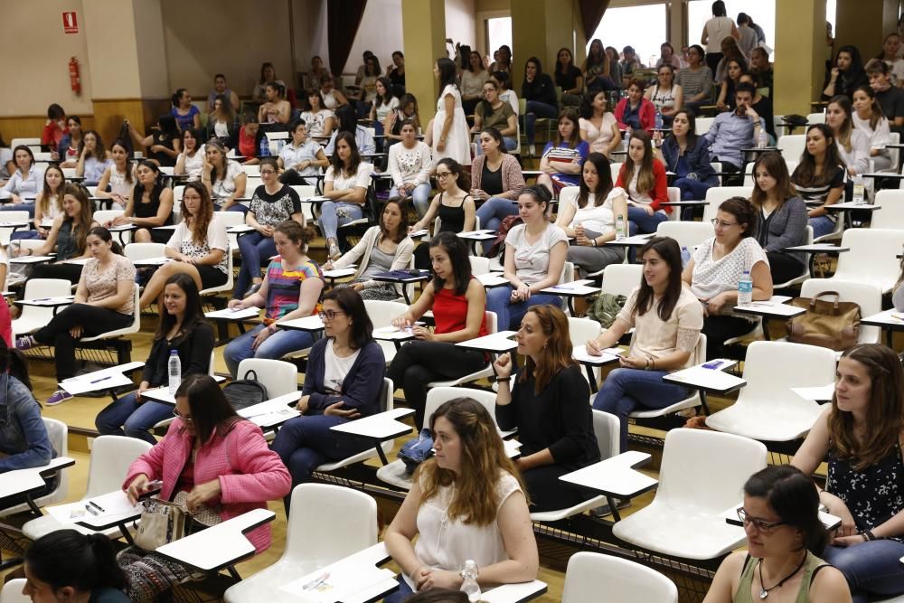 La primera fase de las oposiciones de Eduación comenzó ayer y finalizará mañana con las últimas pruebas