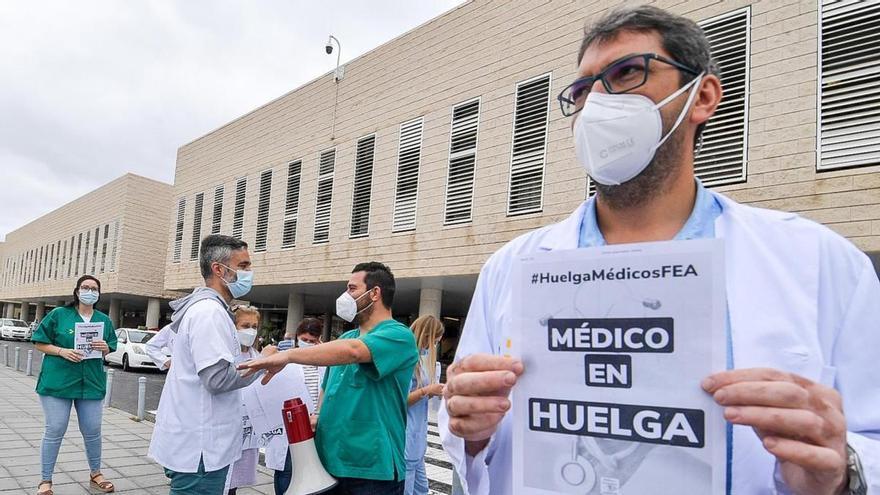 Primera jornada de la huelga de médicos