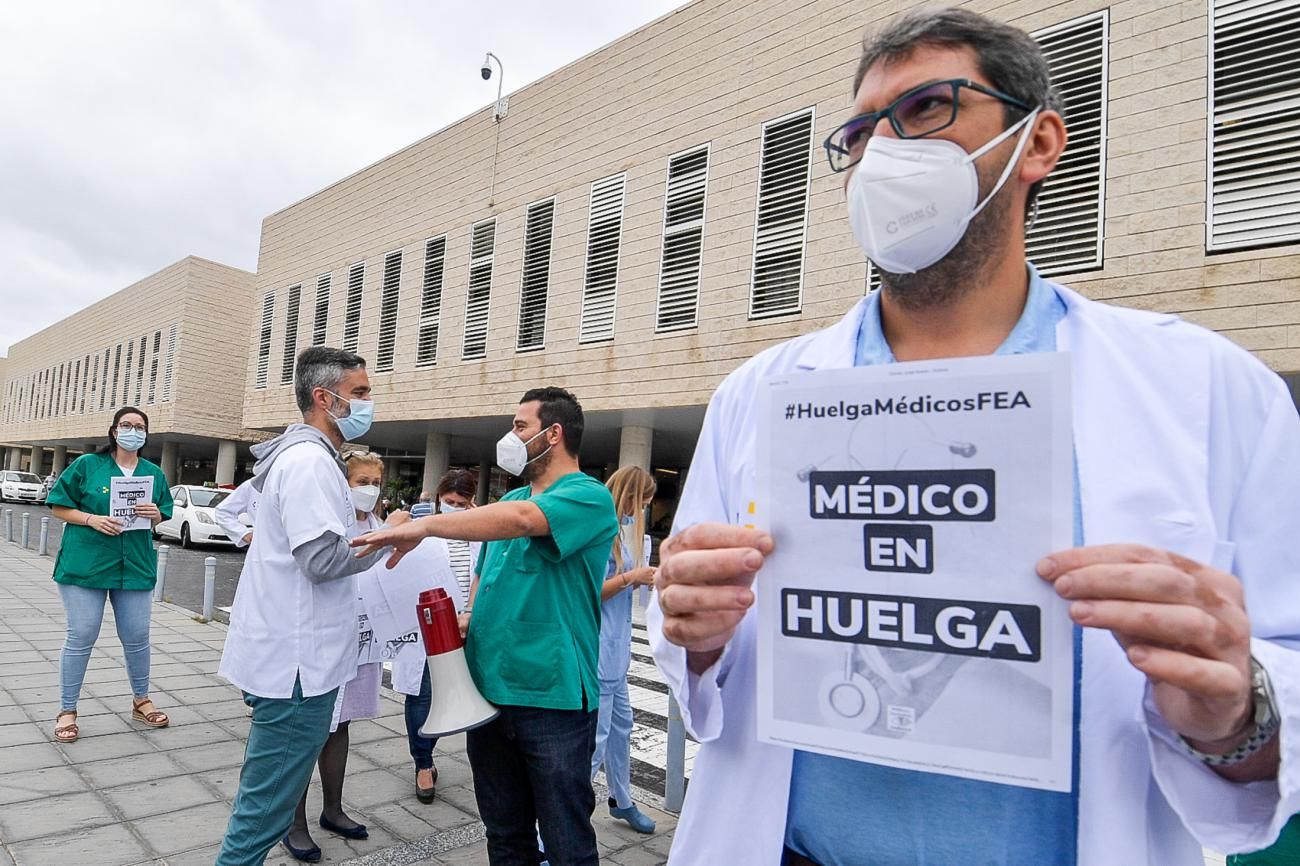 Primera jornada de la huelga de médicos