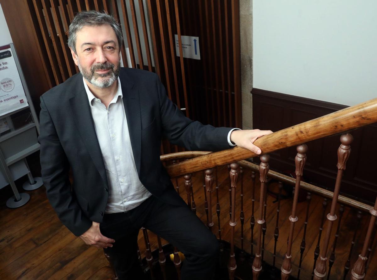 Luciano Alfaya, decano del Colegio de Arquitectos de Galicia.