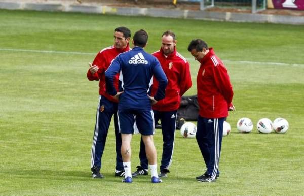 Imágenes del entrenamiento del Real Zaragoza