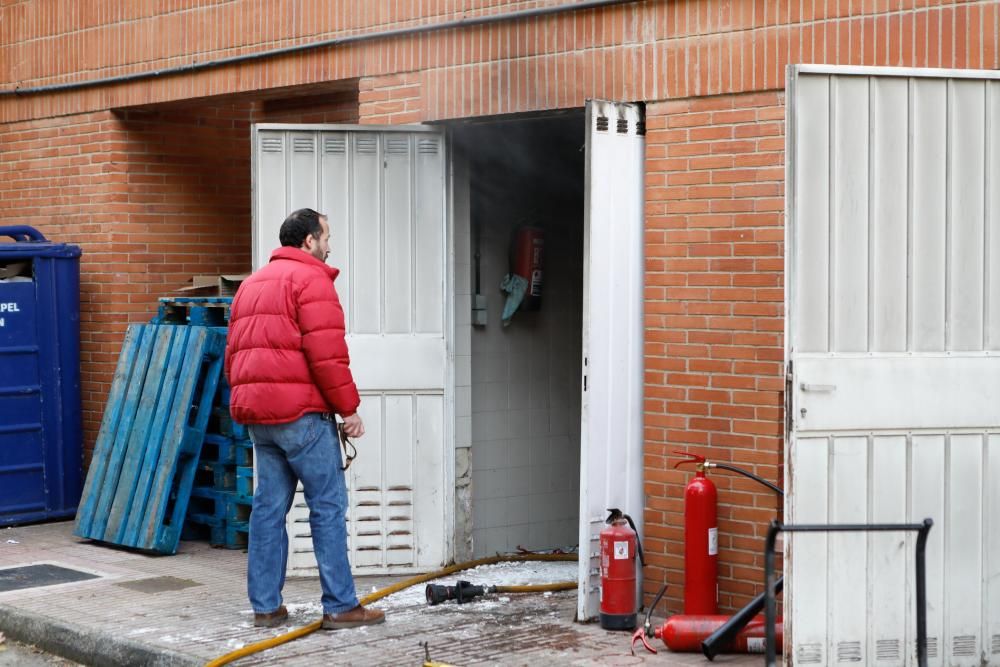 Incendio en la residencia de Cabueñes (Gijón)