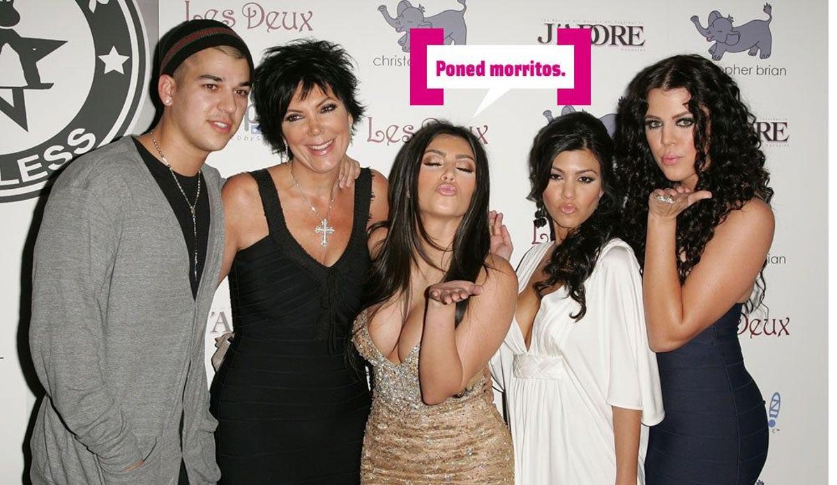 La familia Kardashian en el año 2007