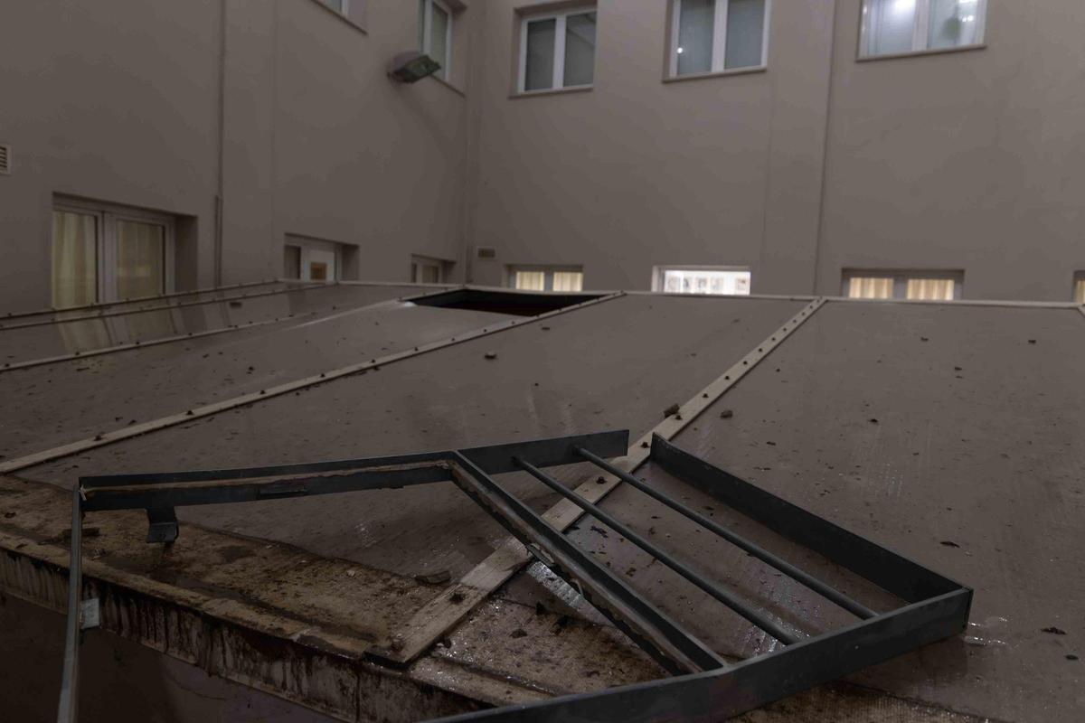 El temporal daña el techo del Museo de Hogueras y afecta a piezas históricas