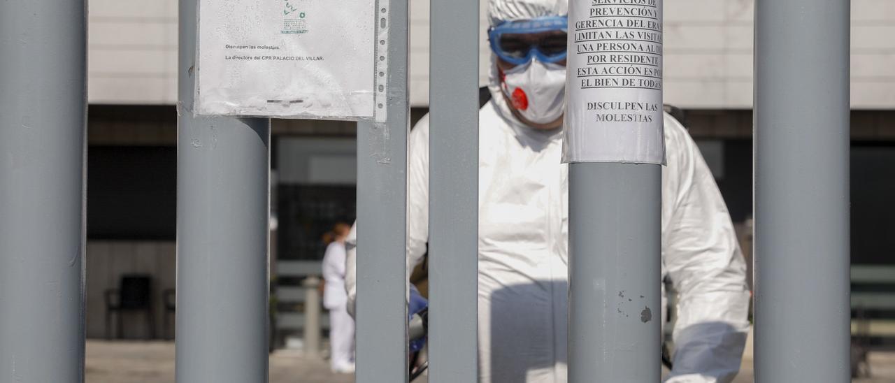 Limpieza en una residencia durante el confinamiento.