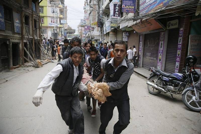 Fotogalería de la tragedia en Nepal