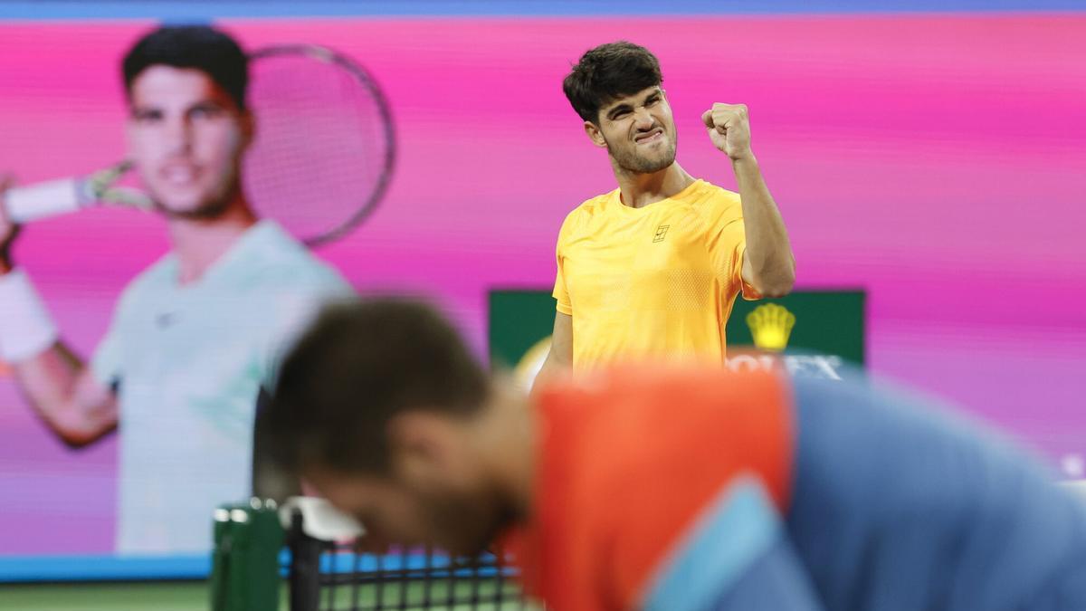 ALCARAZ INDIAN WELLS | Alcaraz supera a Norrie y se mete en su quinta semifinal seguida en Indian Wells