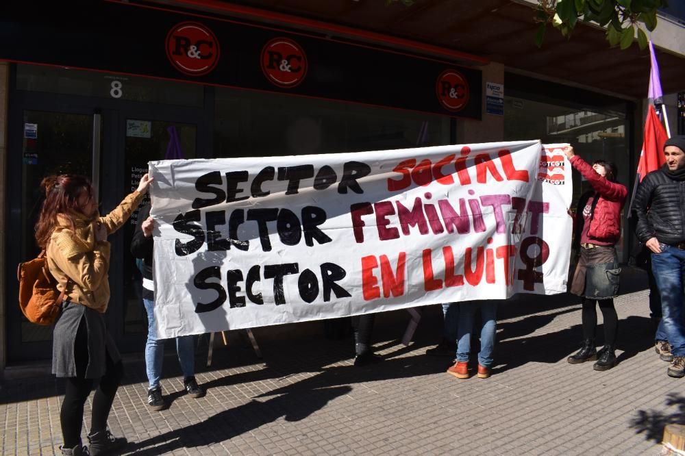 Manifestació 8-M a Berga