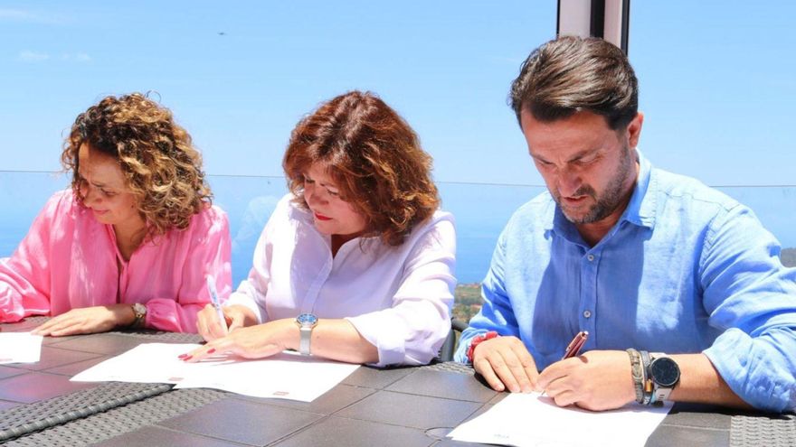 Sandra Izquierdo, first mayoress of Tacoronte after the PSOE, CC and PP pact