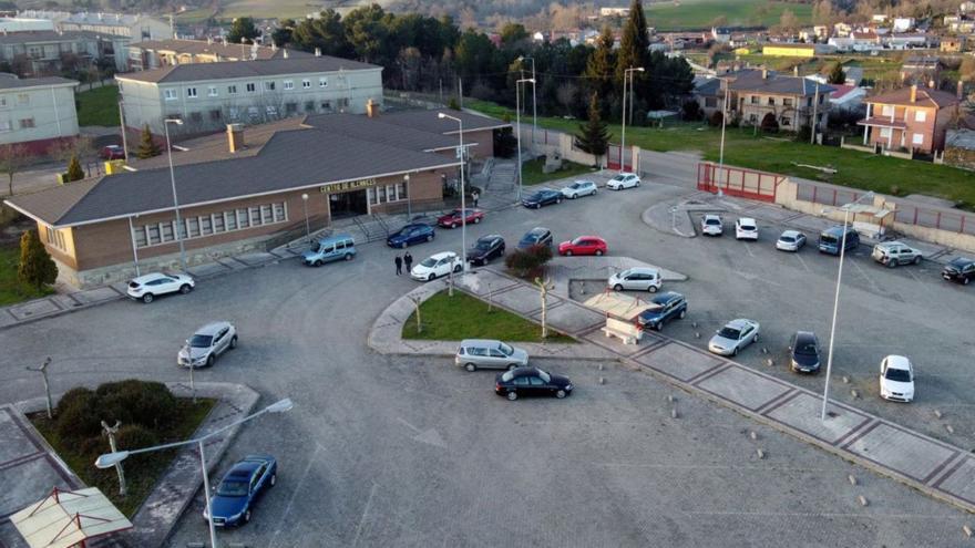 Estación de autobuses de Alcañices, que acogerá temporalmente la asistencia médica. | Ch. S.