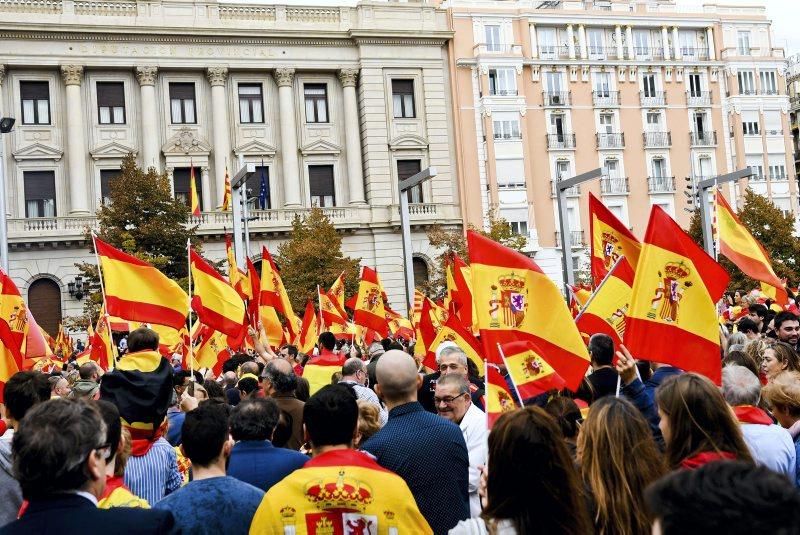 Manifestación contra el 1-0 en Zaragoza