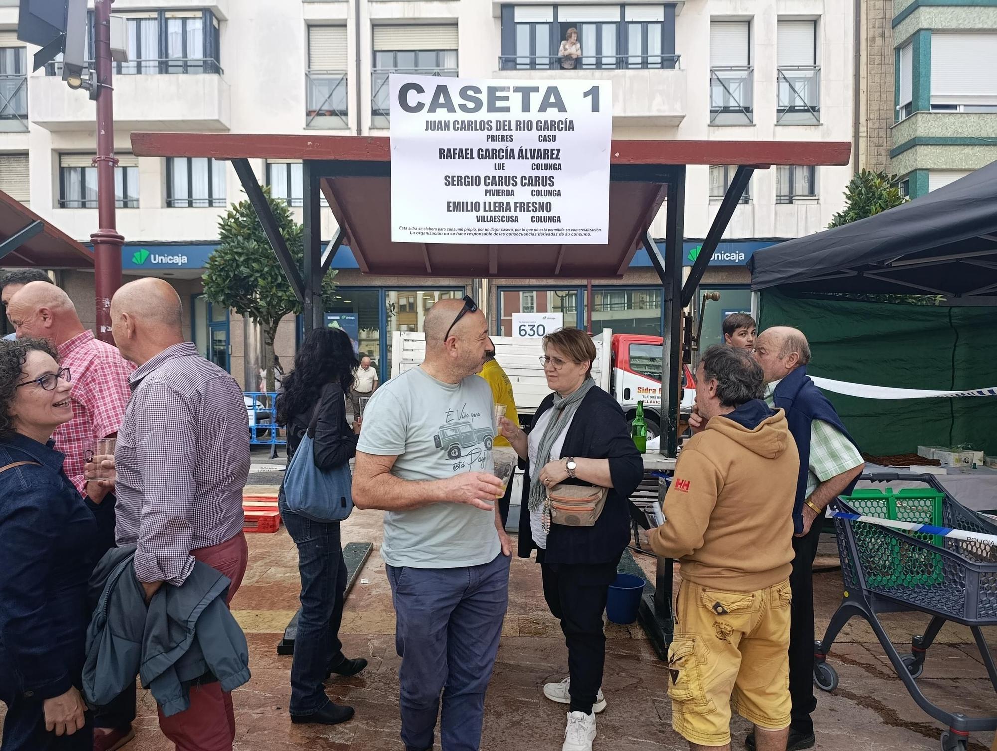 Héctor García, de Llanes,  gana la "champions" de la sidra casera en Villaviciosa