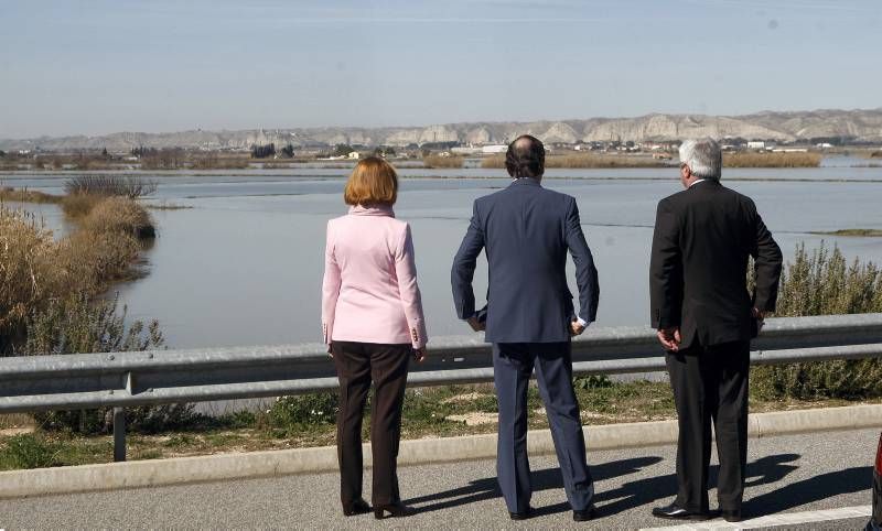 Fotogalería de la visita de Rajoy a la ribera del Ebro