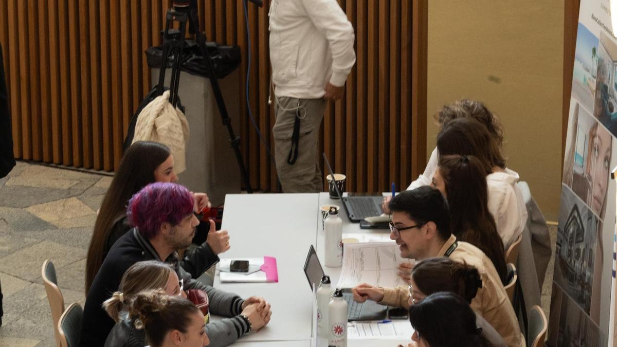 Jornada de Santa Eulària se n'Ocupa, en una imagen de archivo.