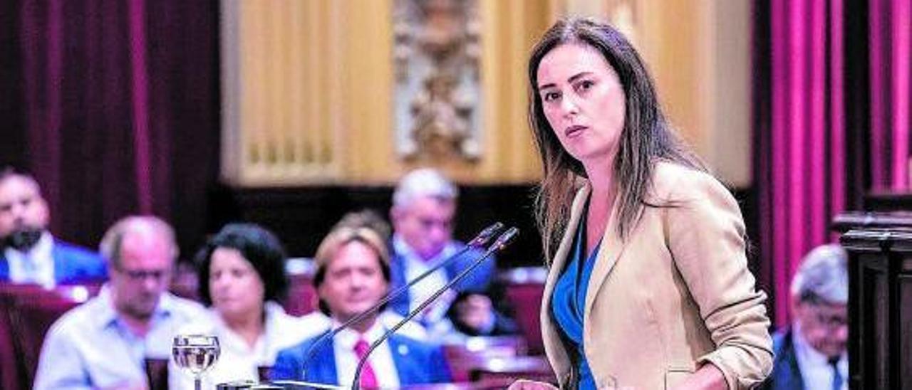 La portavoz de Vox en el Parlament, Idoia Ribas. | B.RAMON
