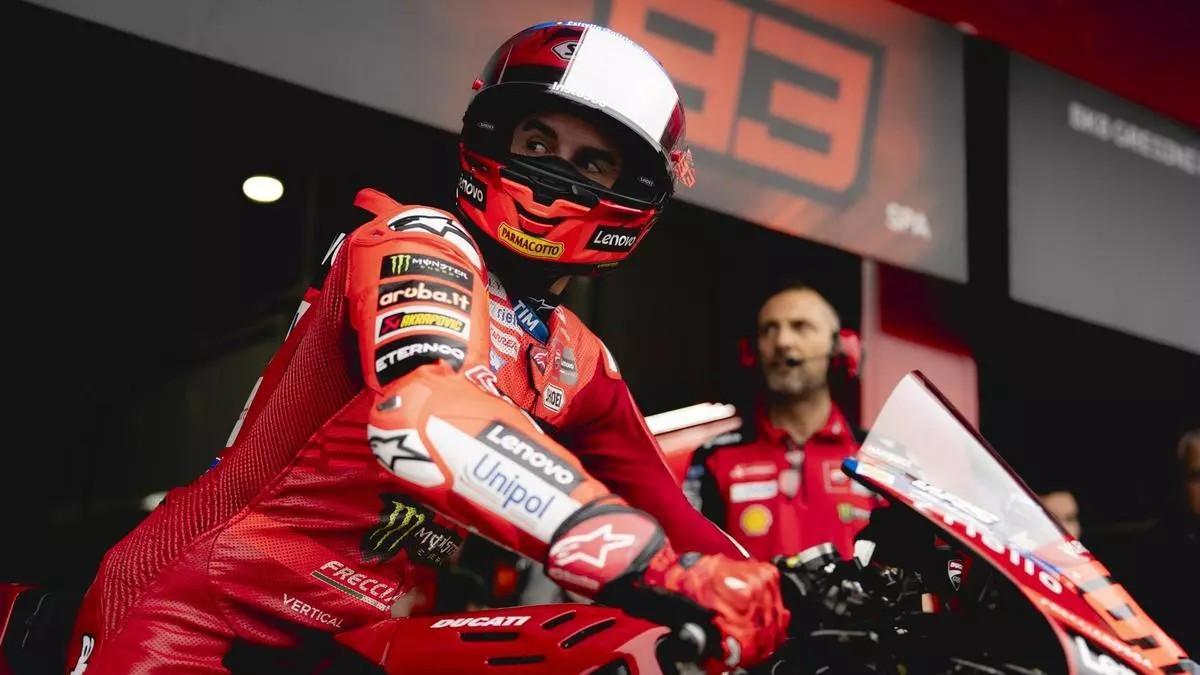 Marc Márquez (Ducati) ha repetido, hoy, en Termas de Río Hondo (Argentina) su dominio de Tailandia