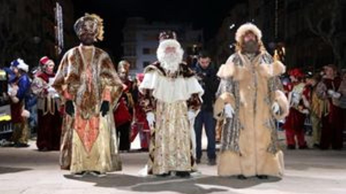 Los Reyes Magos, en una Cabalgata de enero del 2020.