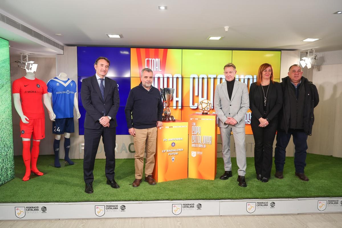 Presentada la final de la Copa Catalunya entre Andorra y Badalona Futur Presentada la final de la Copa Catalunya entre Andorra y Badalona Futur