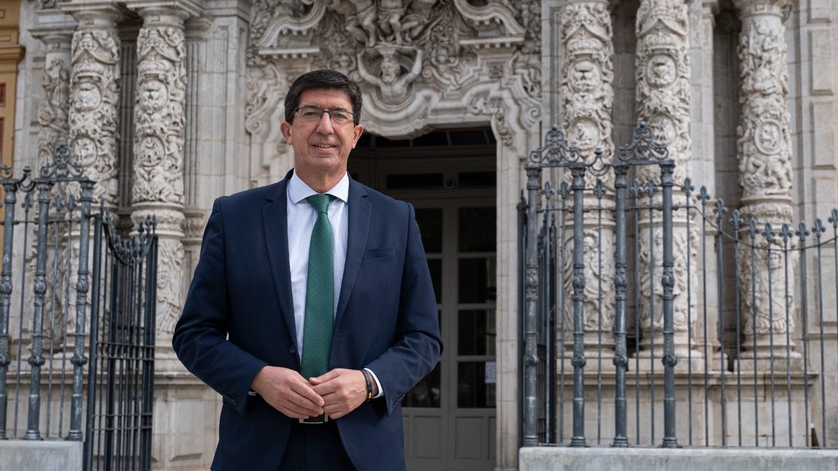 El vicepresidente de la Junta de Andalucía y líder de Cs en la región, Juan Marin.