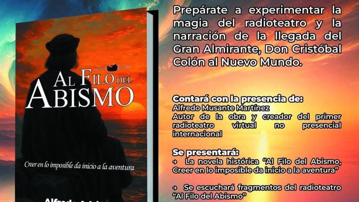 Cartel de la presentación.