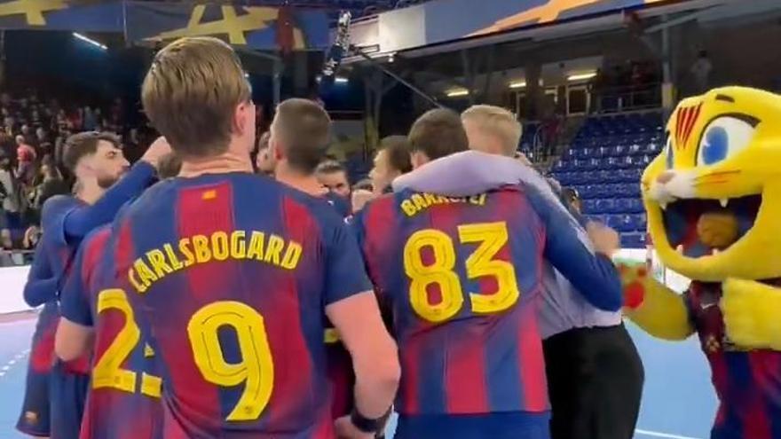 El Barça sigue abonado al espectáculo con una 'paliza' ante el Eurofarm Pellister por 47-27