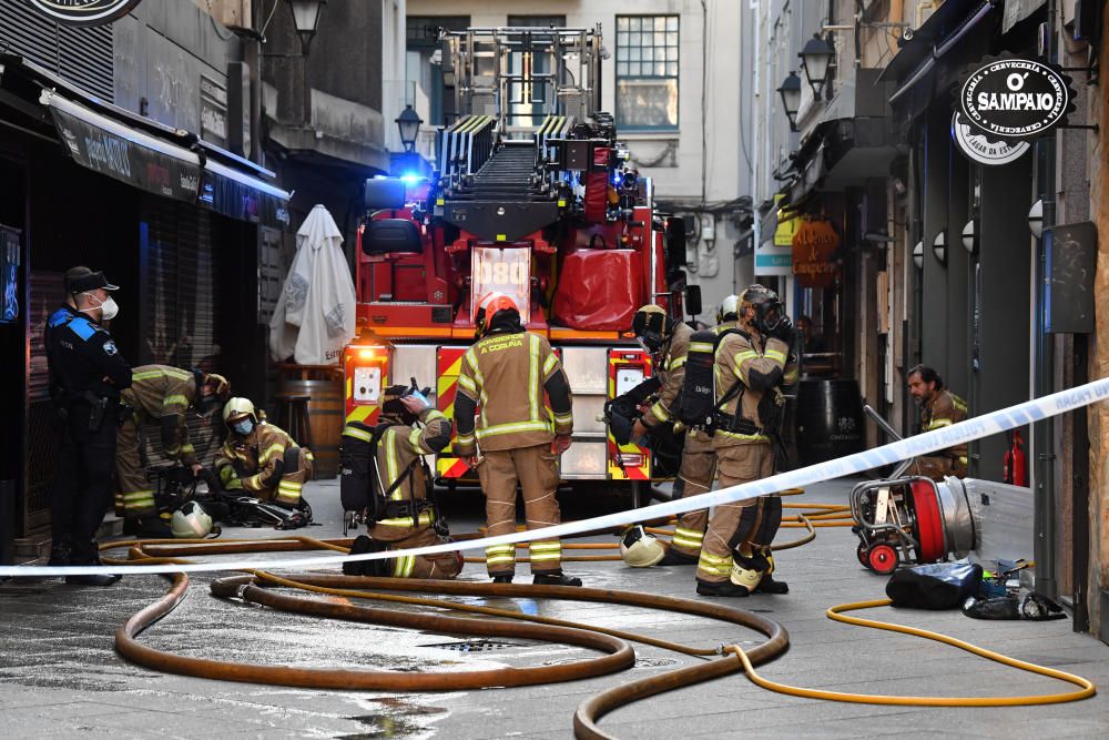 Incendio en la calle de la Estrella