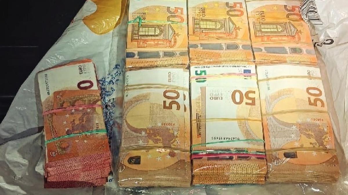 Els diners intervinguts a Lloret