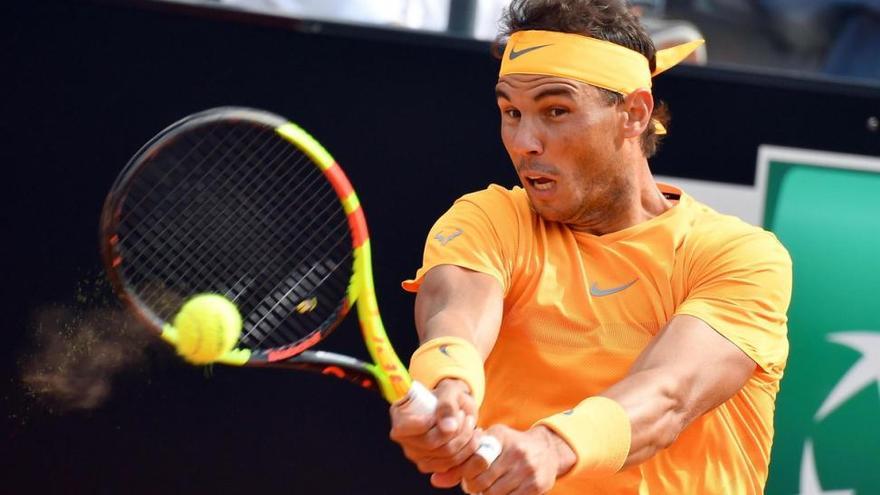 Nadal conquista la final de Roma con sufrimiento