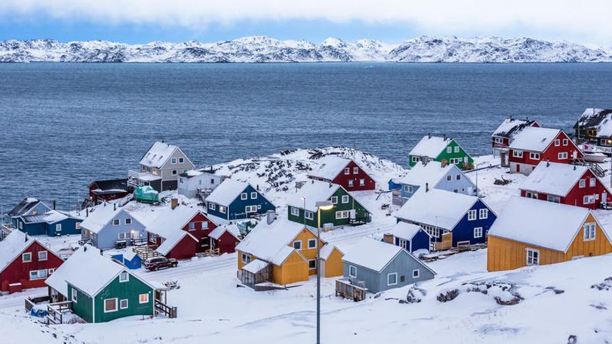 Nuuk, capital de Groenlandia.