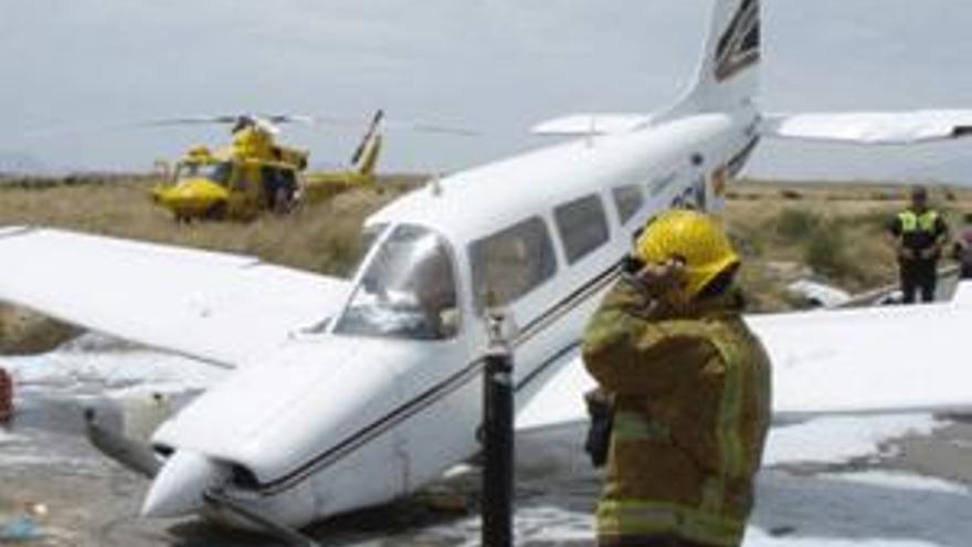 Un herido en un accidente aéreo en Mutxamel