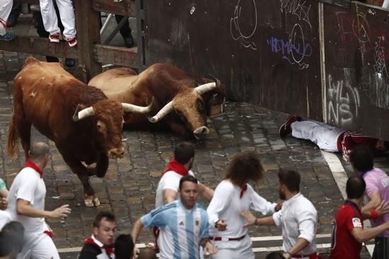 "Encierro" de diumenge als Sanfermines