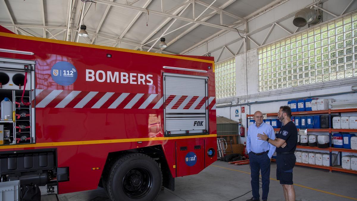 Galería: imágenes de la nueva bomba nodriza de los Bomberos de Ibiza