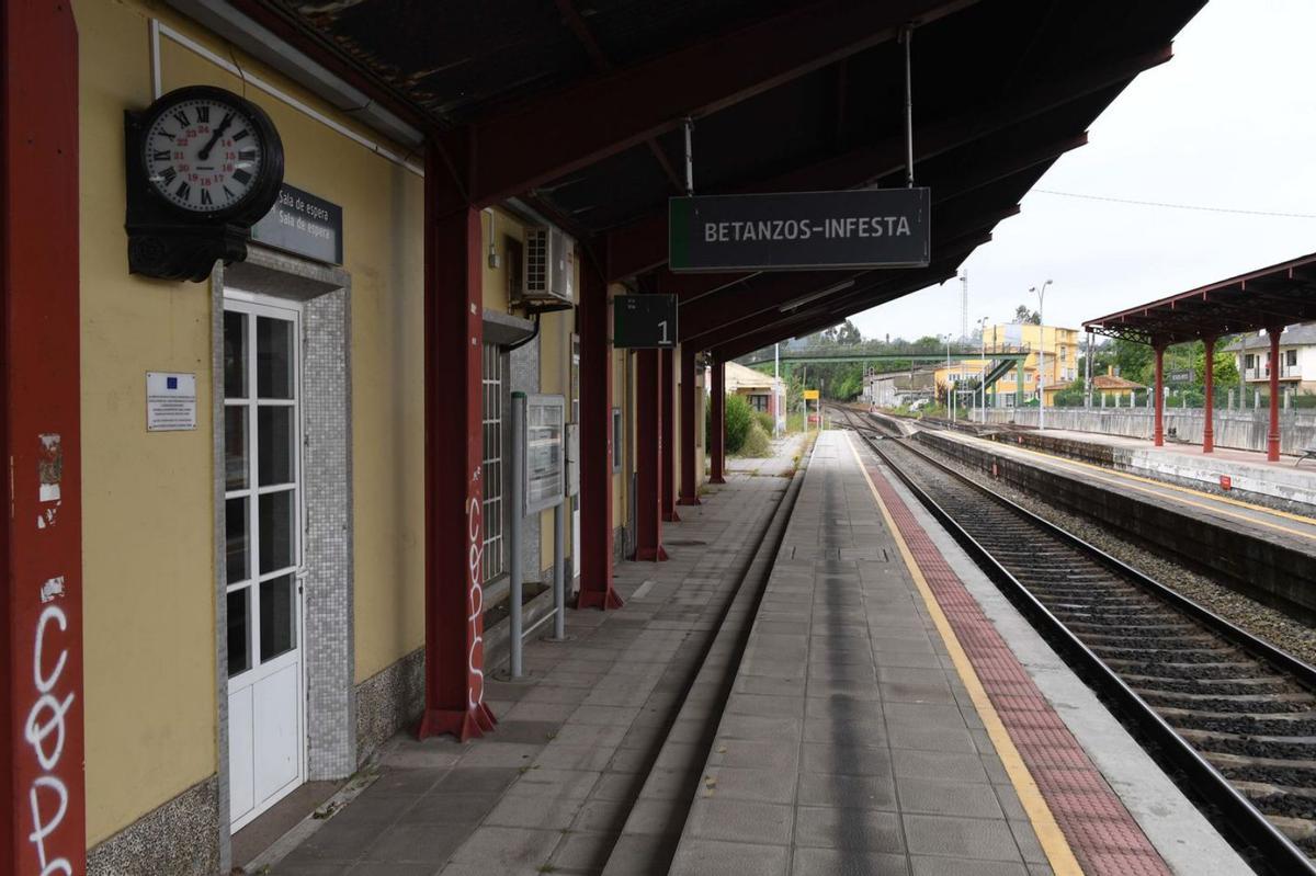 Estación de tren de Betanzos-Infesta. |  V. Echave