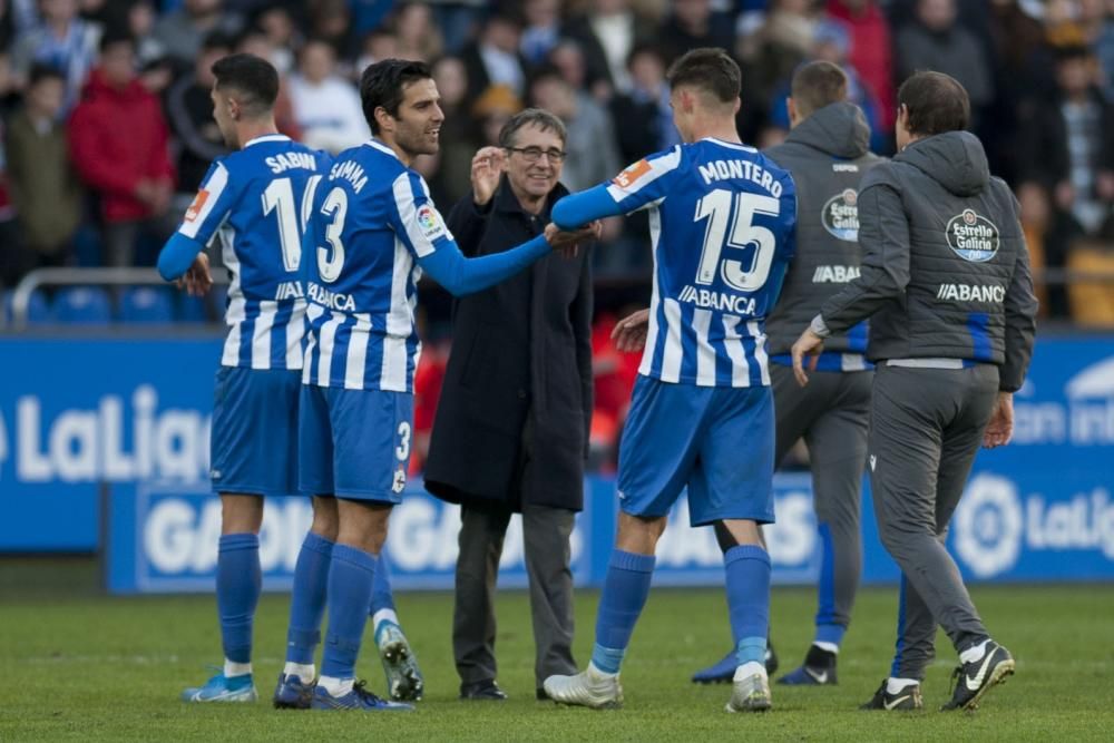 Así vivió Vázquez la victoria ante el Cádiz