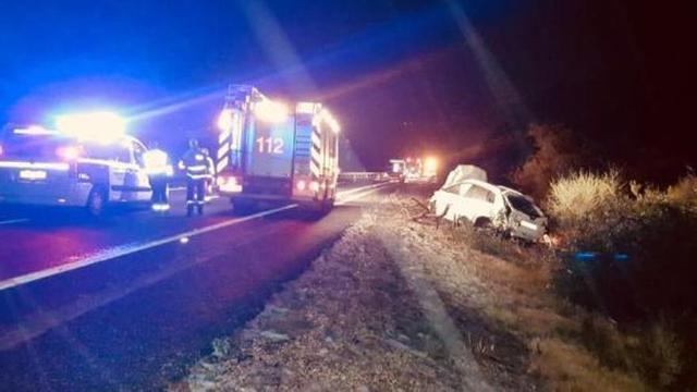Unos ladrones robaron a los bomberos en el accidente de Benissa con tres muertos