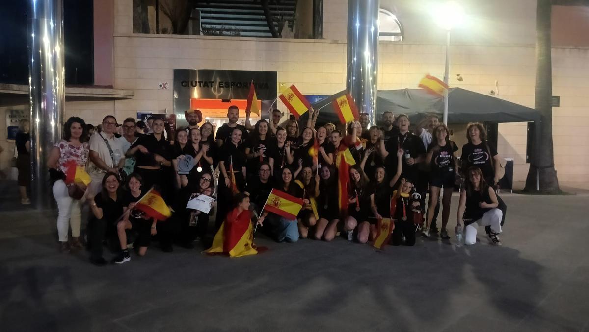 Integrantes del Estudio Muévete de Anna en el campeonato celebrado en La Nucía.