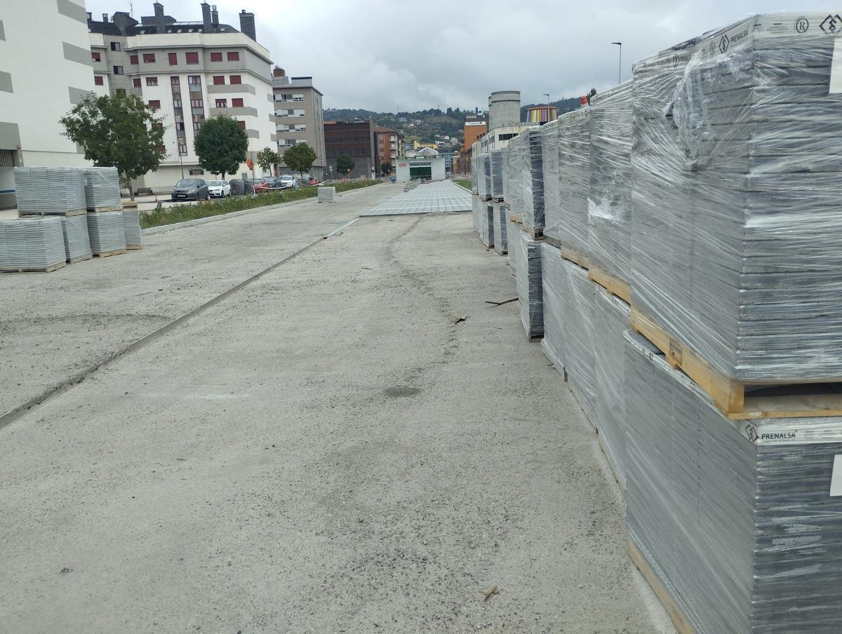 Las obras de urbanización.