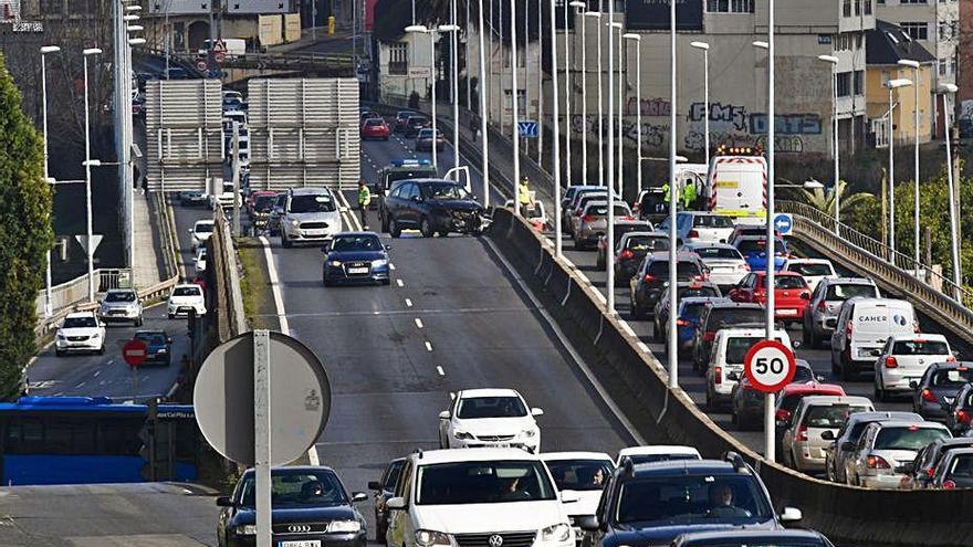 El puente de A Pasaxe, un punto con peligro alto